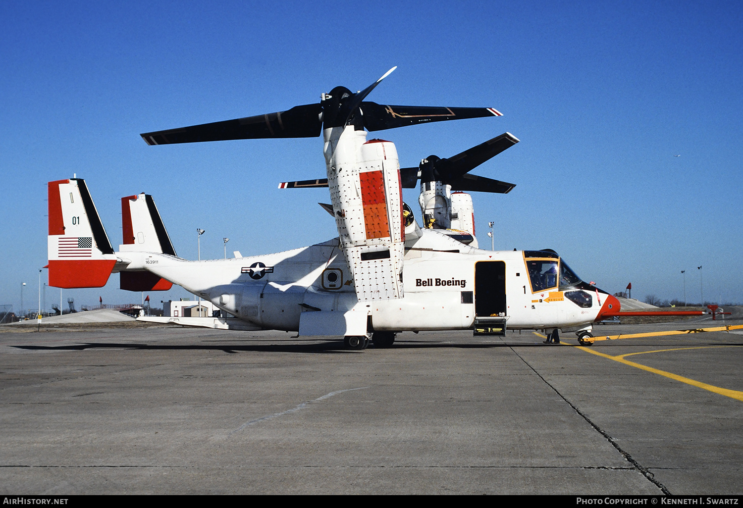 Aircraft Photo of 163911 | Bell-Boeing YV-22A Osprey | AirHistory.net #522635
