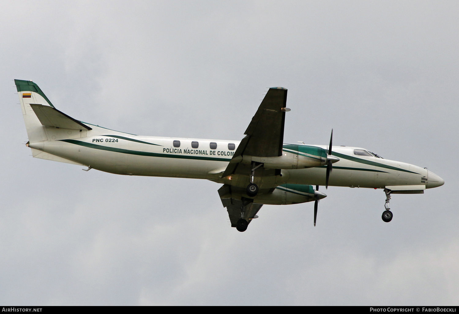 Aircraft Photo of PNC 0224 | Fairchild C-26B Metro 23 | Colombia - Police | AirHistory.net #522643