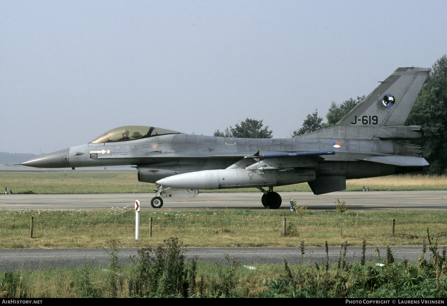 Aircraft Photo of J-619 | General Dynamics F-16A Fighting Falcon | Netherlands - Air Force | AirHistory.net #522650