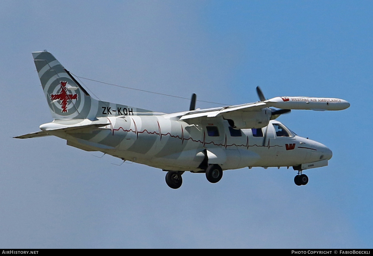 Aircraft Photo of ZK-KOH | Mitsubishi MU-2B | Westpac Air Ambulance | AirHistory.net #522652