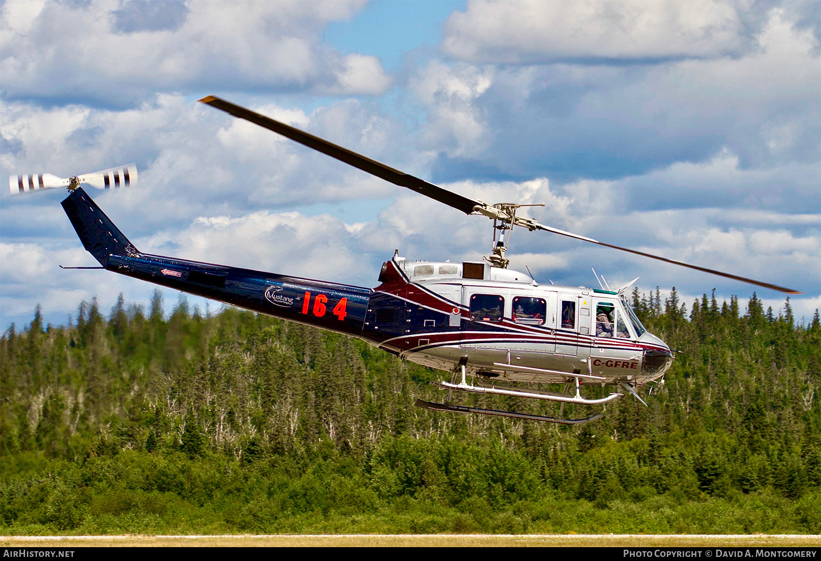Aircraft Photo of C-GFRE | Bell 205A-1 | Mustang Helicopters | AirHistory.net #522673