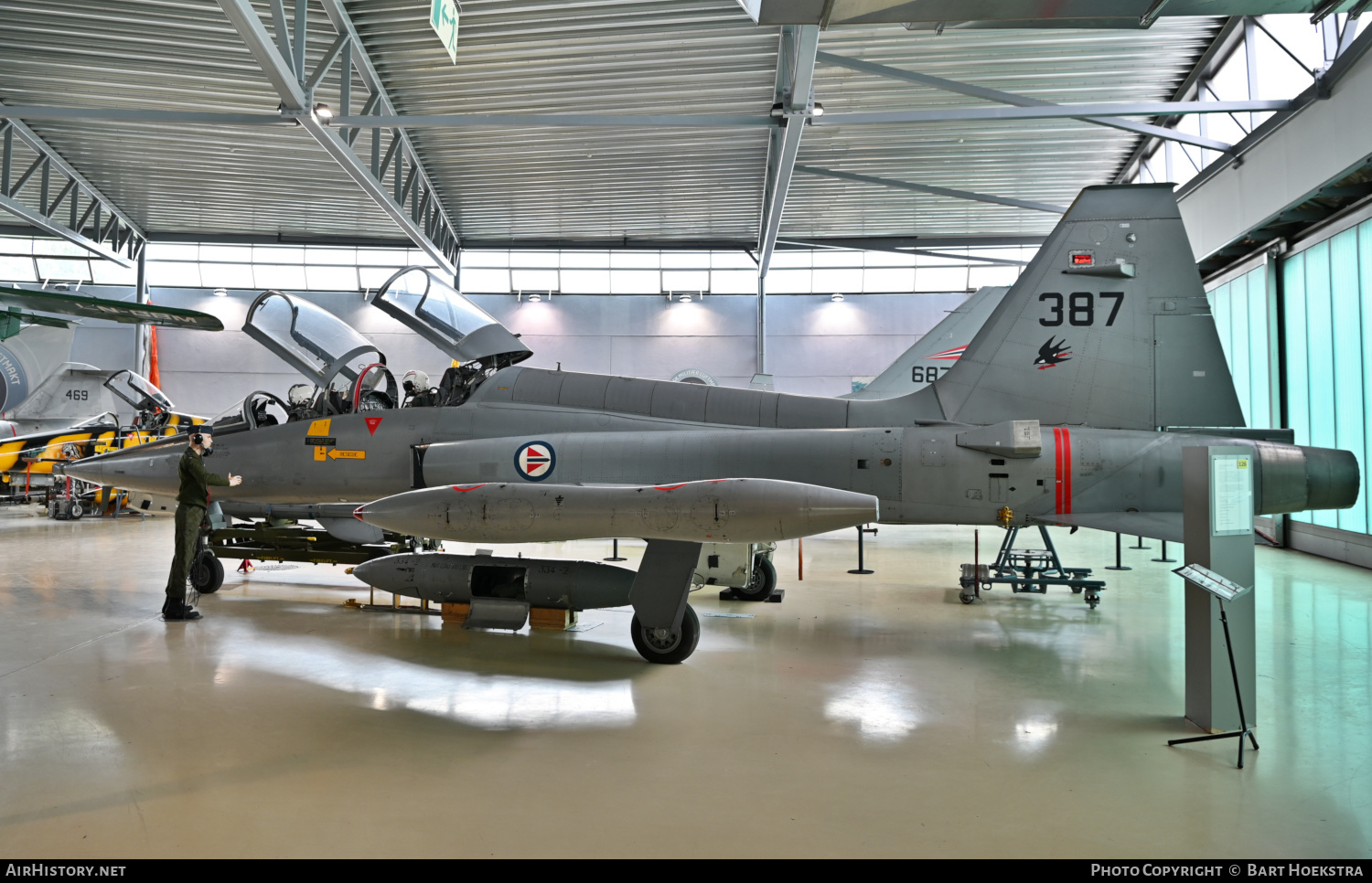 Aircraft Photo of 387 | Northrop F-5B Freedom Fighter | Norway - Air Force | AirHistory.net #522682