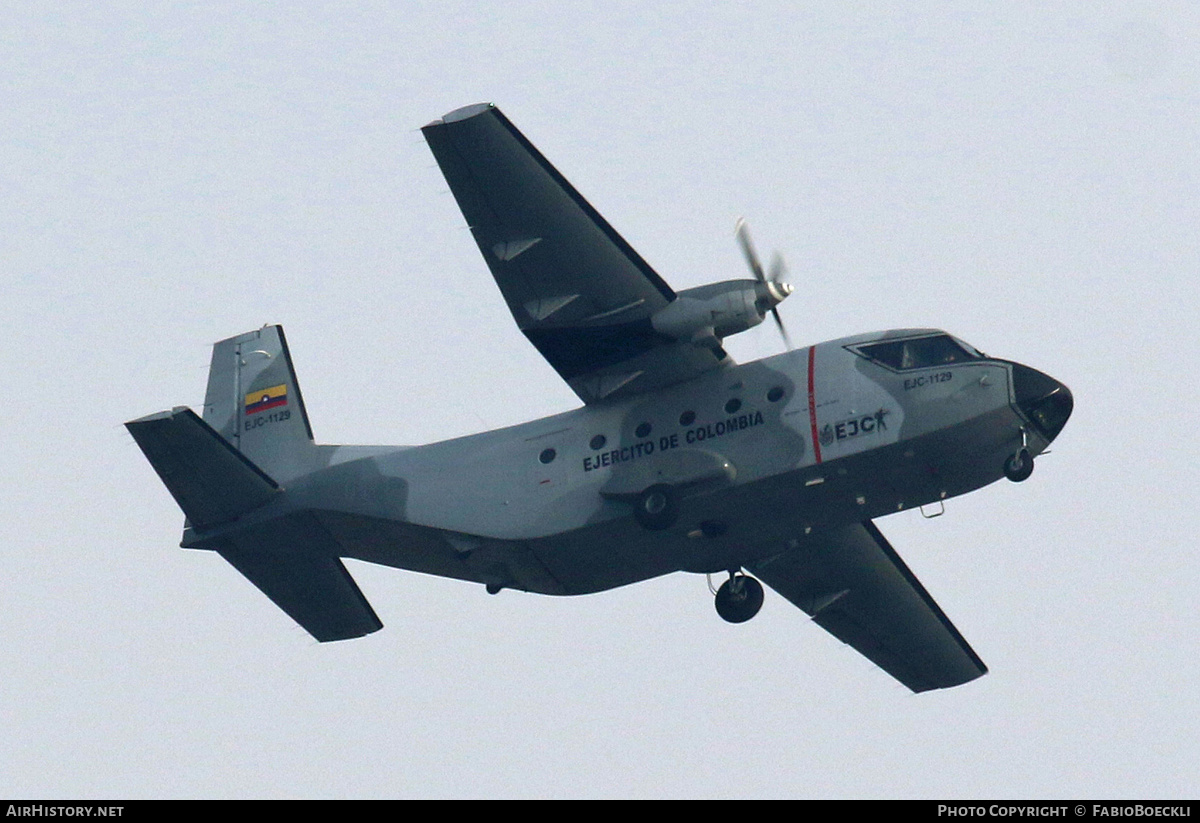 Aircraft Photo of EJC-1129 | CASA C-212-100 Aviocar | Colombia - Army | AirHistory.net #522684
