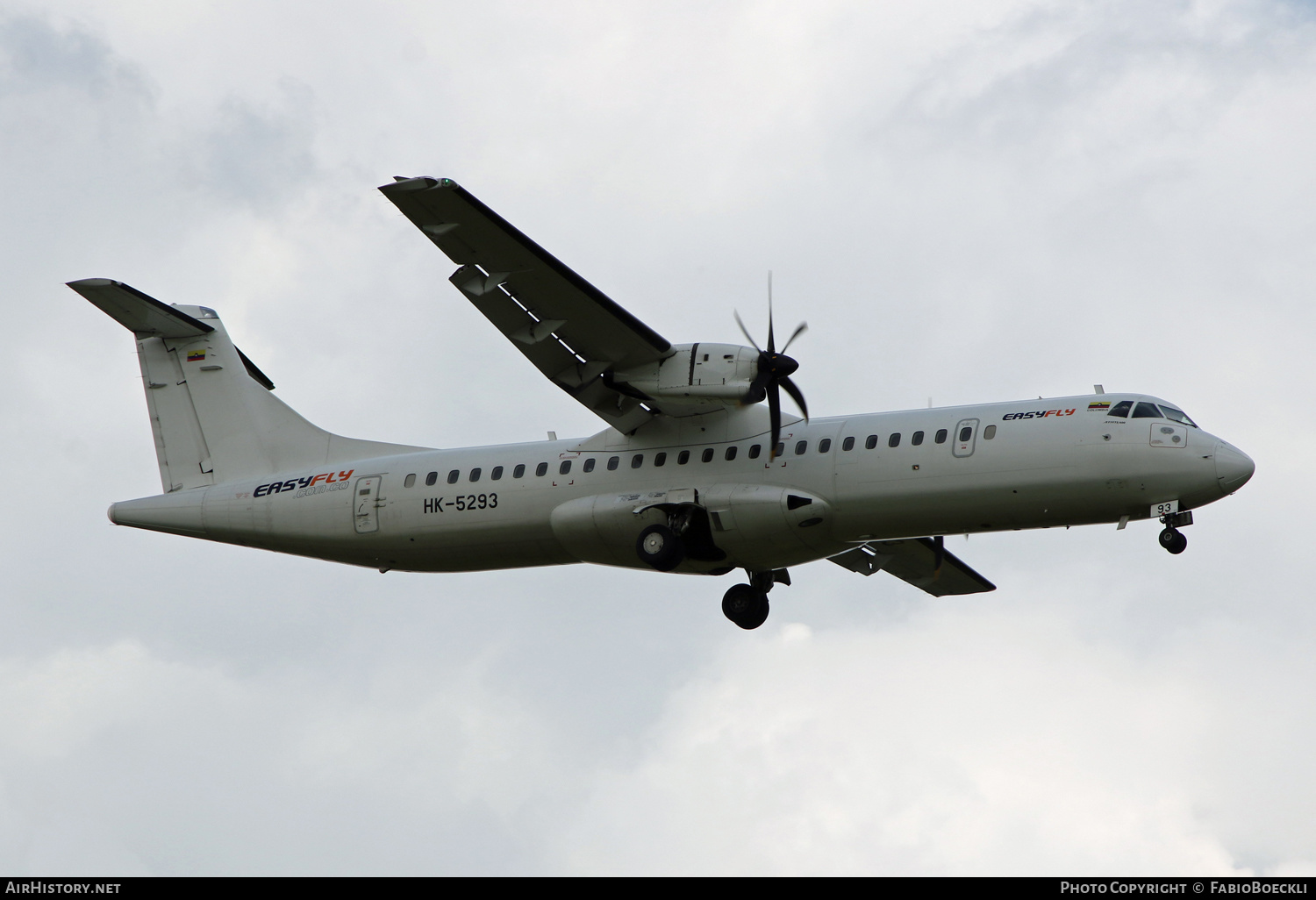 Aircraft Photo of HK-5293 | ATR ATR-72-600 (ATR-72-212A) | EasyFly | AirHistory.net #522691
