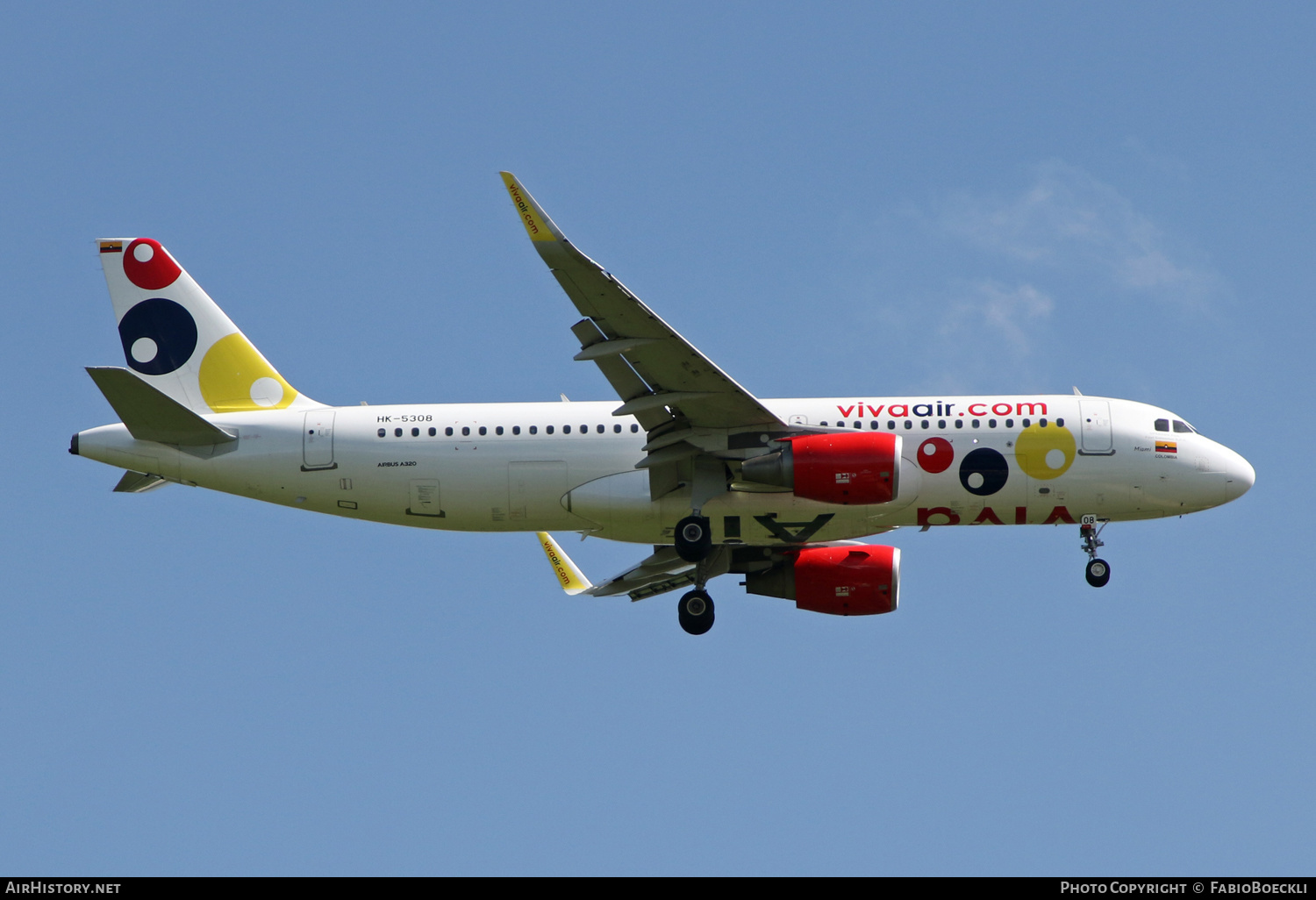 Aircraft Photo of HK-5308 | Airbus A320-214 | Viva Air | AirHistory.net #522699