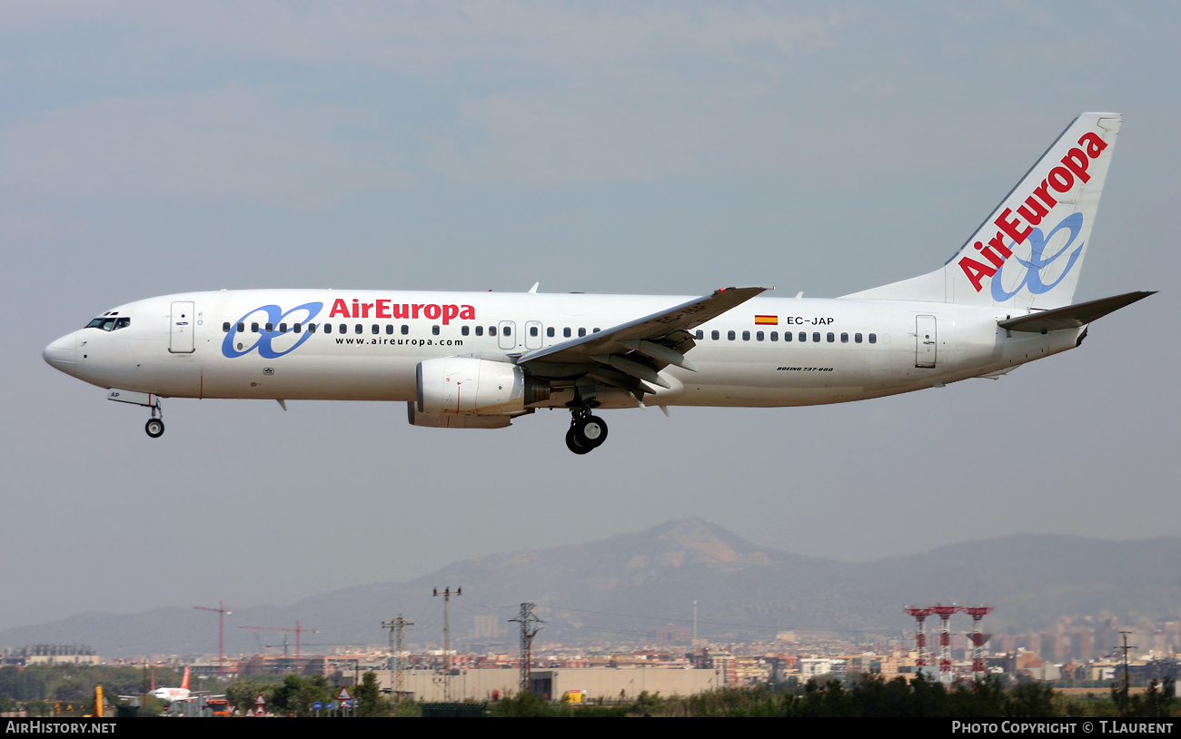 Aircraft Photo of EC-JAP | Boeing 737-85P | Air Europa | AirHistory.net #522712