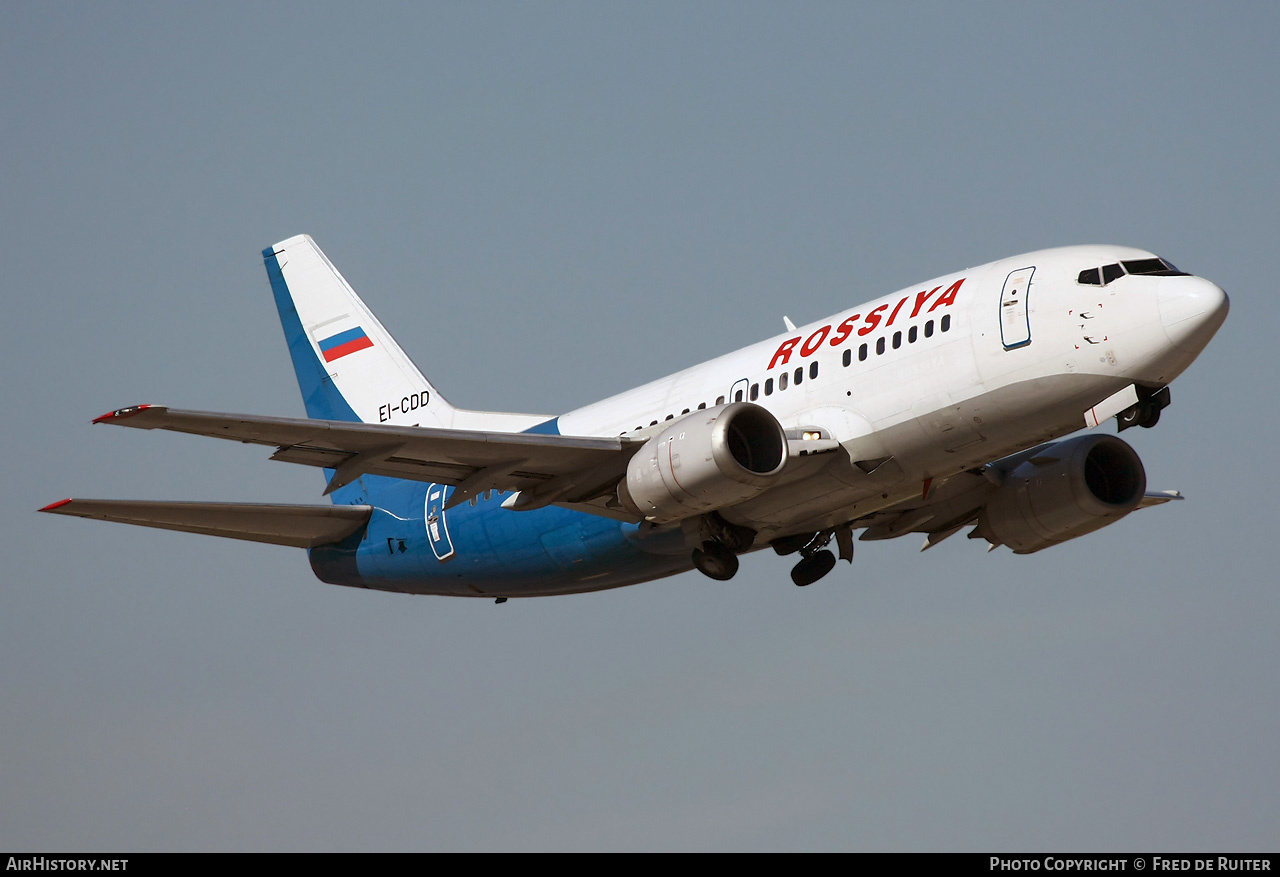 Aircraft Photo of EI-CDD | Boeing 737-548 | Rossiya - Russian Airlines | AirHistory.net #522721