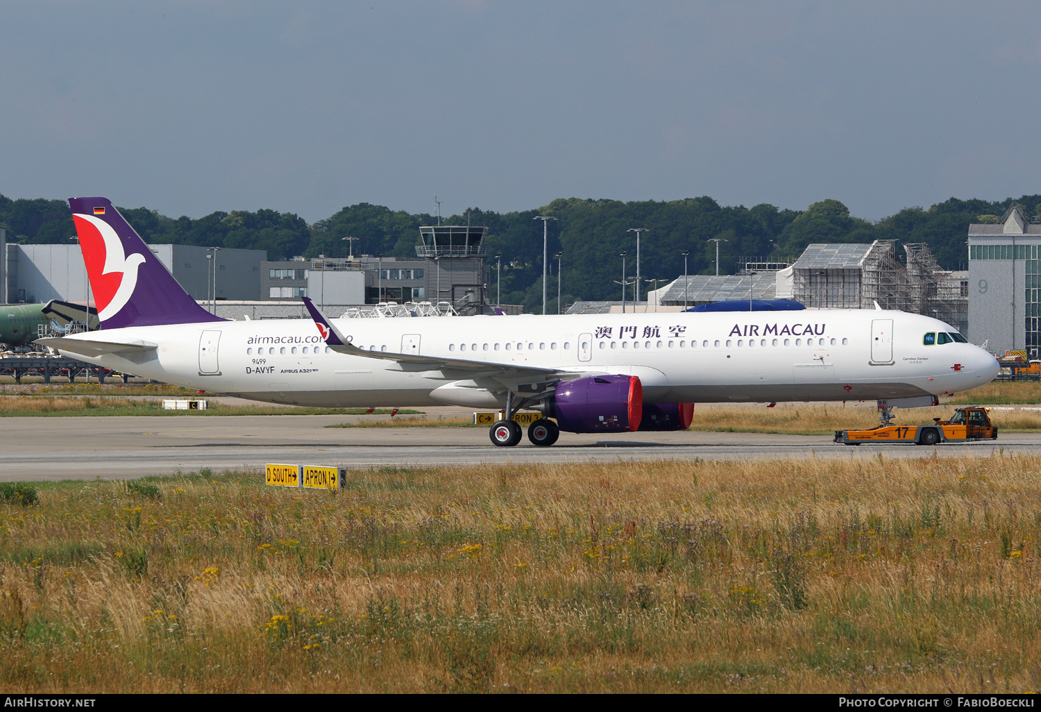 Aircraft Photo of D-AVYF / B-MBR | Airbus A321-271NX | Air Macau | AirHistory.net #522722