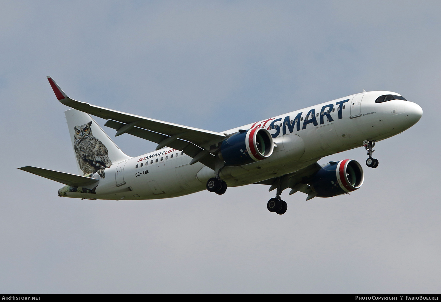 Aircraft Photo of CC-AWL | Airbus A320-271N | JetSmart | AirHistory.net #522726