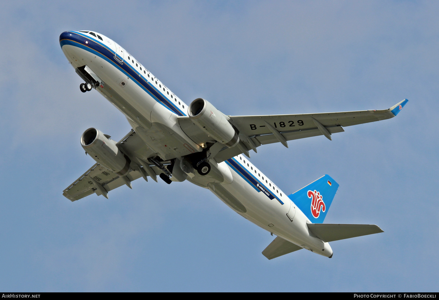 Aircraft Photo of D-AXAR / B-1829 | Airbus A320-232 | China Southern Airlines | AirHistory.net #522780