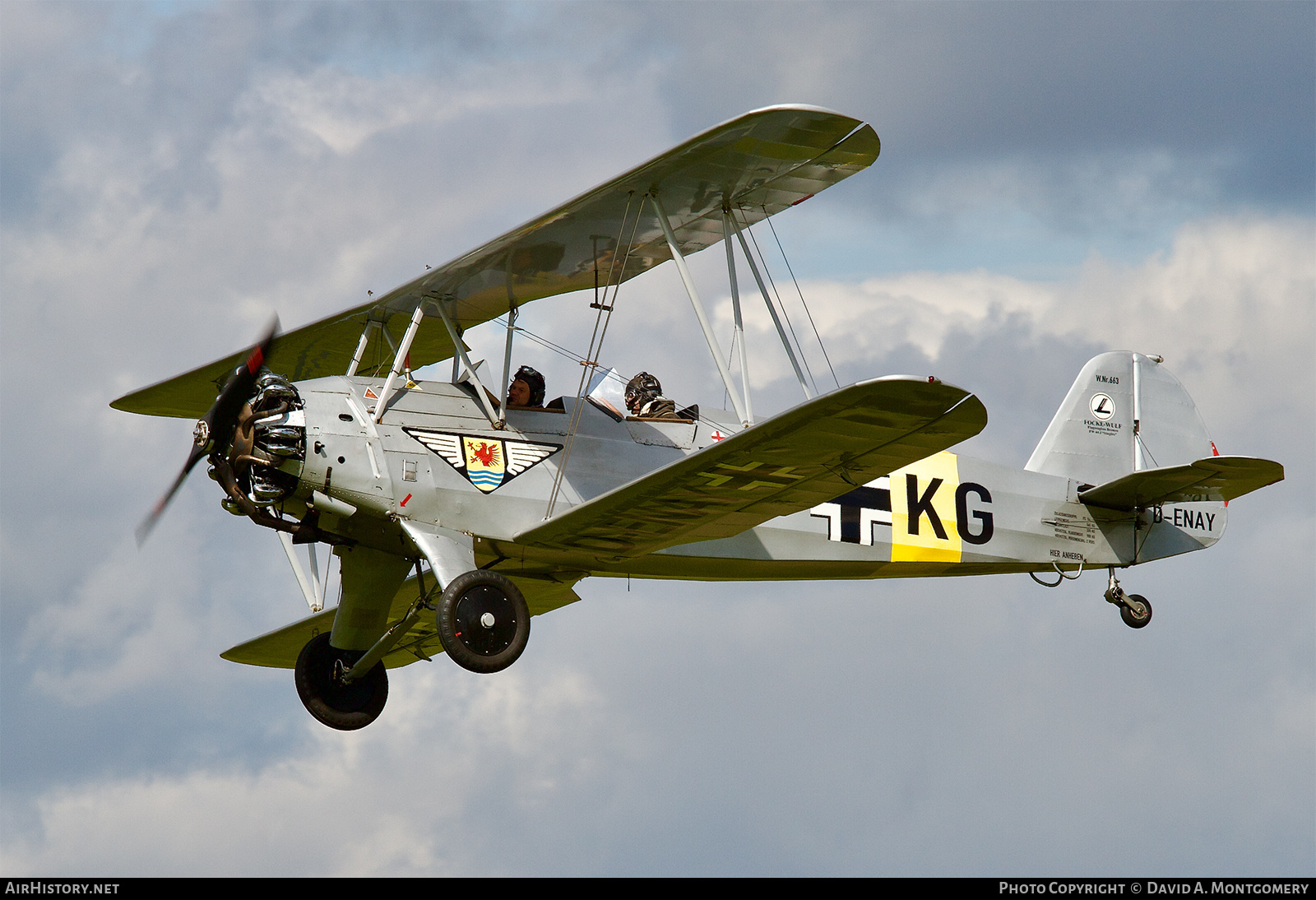 Aircraft Photo of D-ENAY / 663 | Focke-Wulf Sk12 Stieglitz (Fw-44J) | Germany - Air Force | AirHistory.net #522826