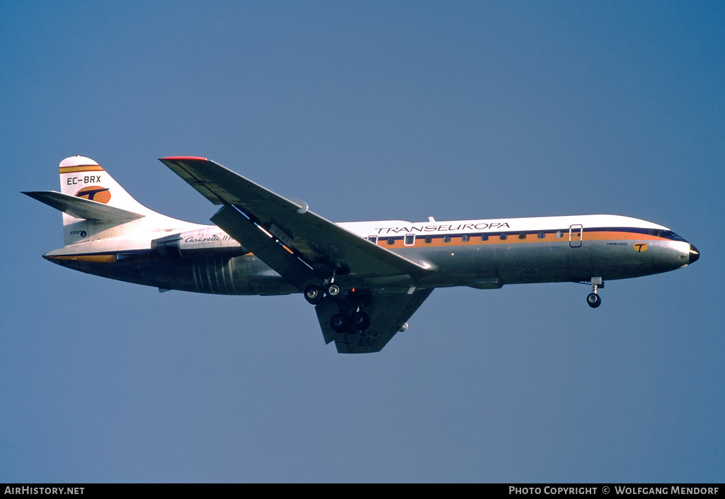 Aircraft Photo of EC-BRX | Sud SE-210 Caravelle 11R | Trans Europa | AirHistory.net #522872