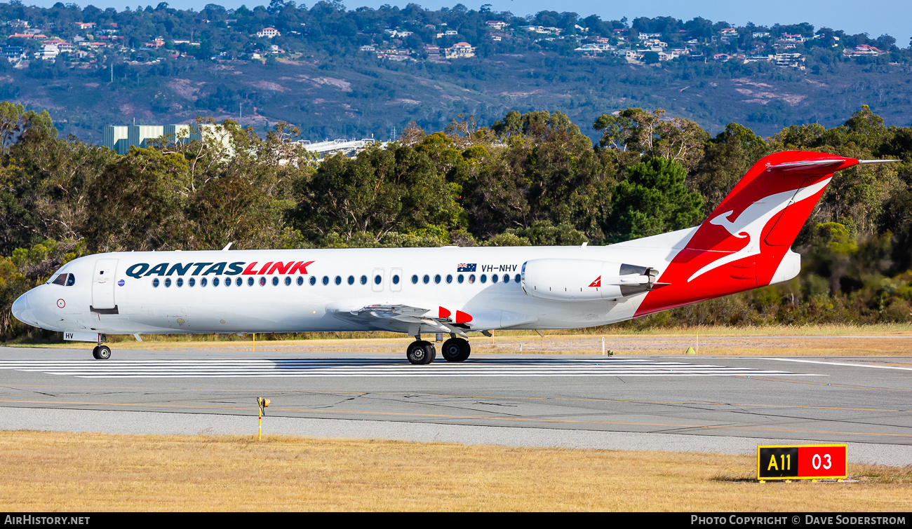 Aircraft Photo of VH-NHV | Fokker 100 (F28-0100) | QantasLink | AirHistory.net #522939