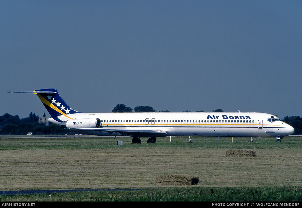 Aircraft Photo of T9-AAC | McDonnell Douglas MD-81 (DC-9-81) | Air Bosna | AirHistory.net #522957