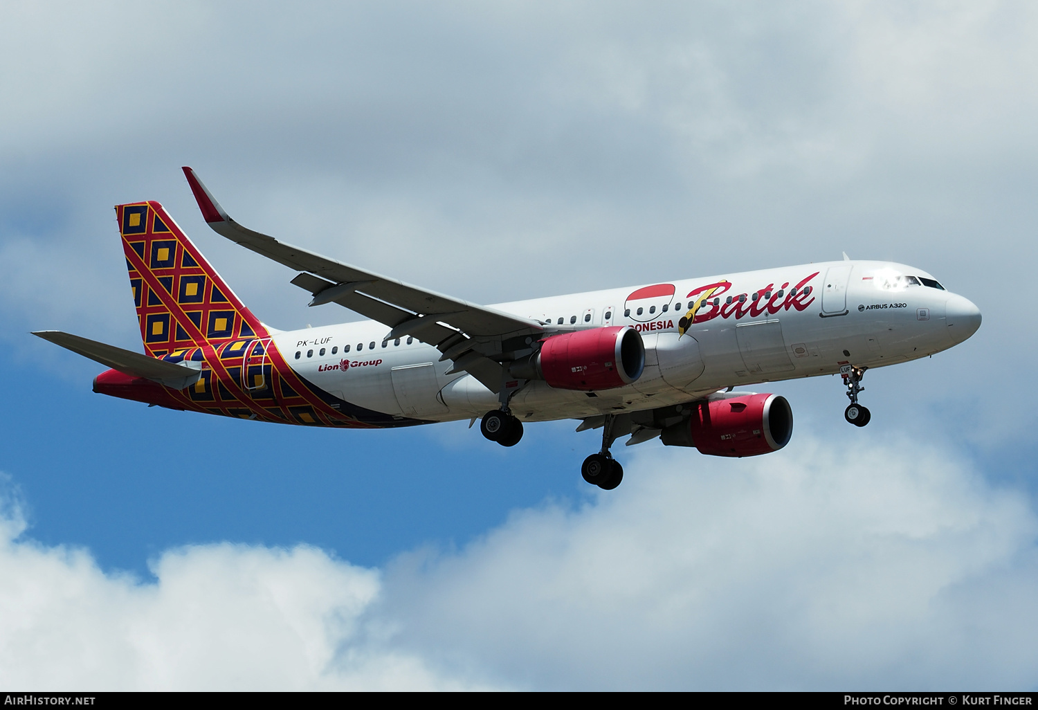 Aircraft Photo of PK-LUF | Airbus A320-214 | Batik Air | AirHistory.net #522958