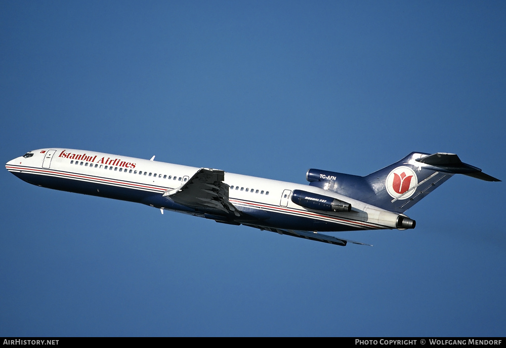 Aircraft Photo of TC-AFN | Boeing 727-230/Adv | Istanbul Airlines | AirHistory.net #523002