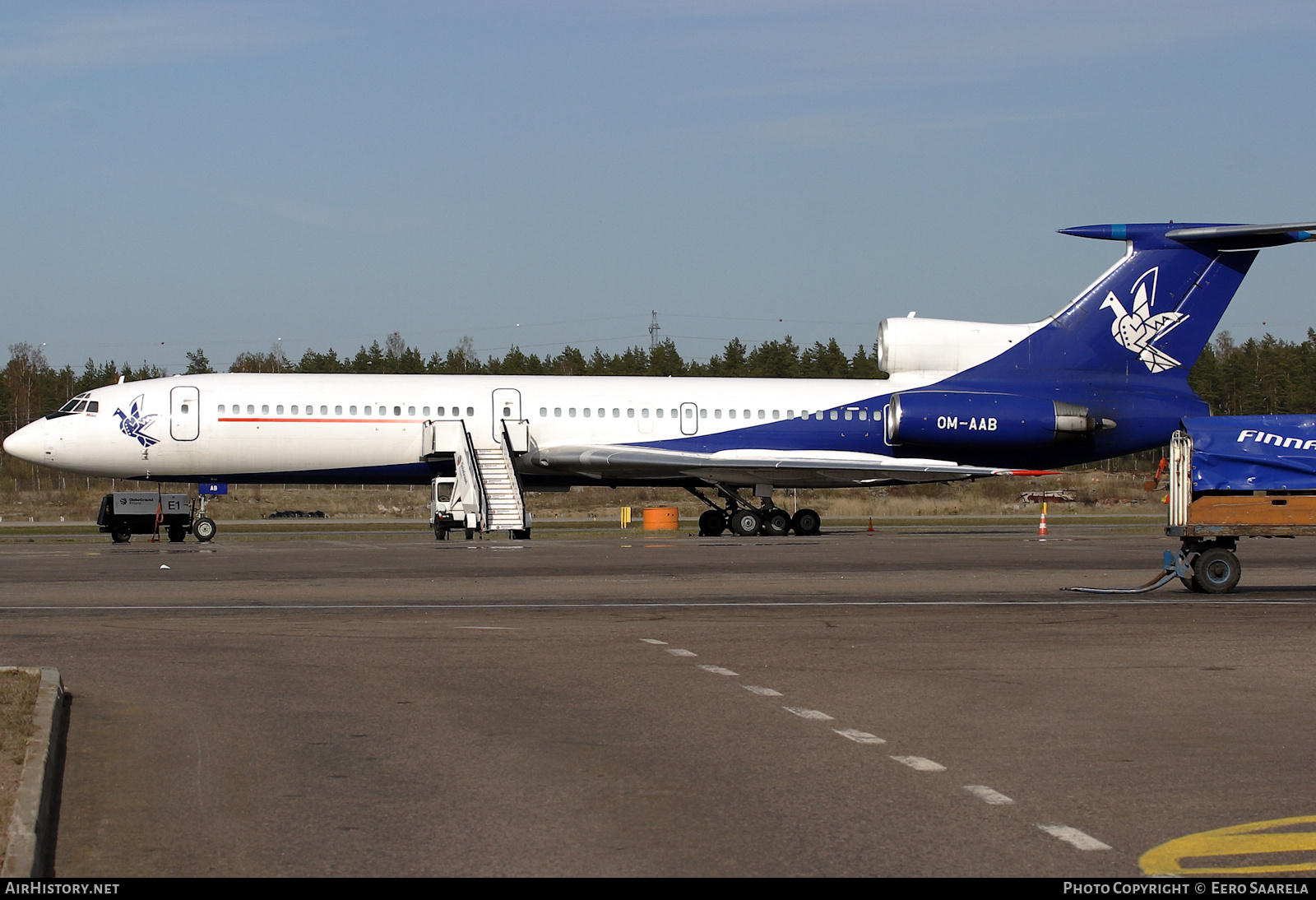 Aircraft Photo of OM-AAB | Tupolev Tu-154M | Slovak Airlines - Slovenské Aerolínie | AirHistory.net #523011