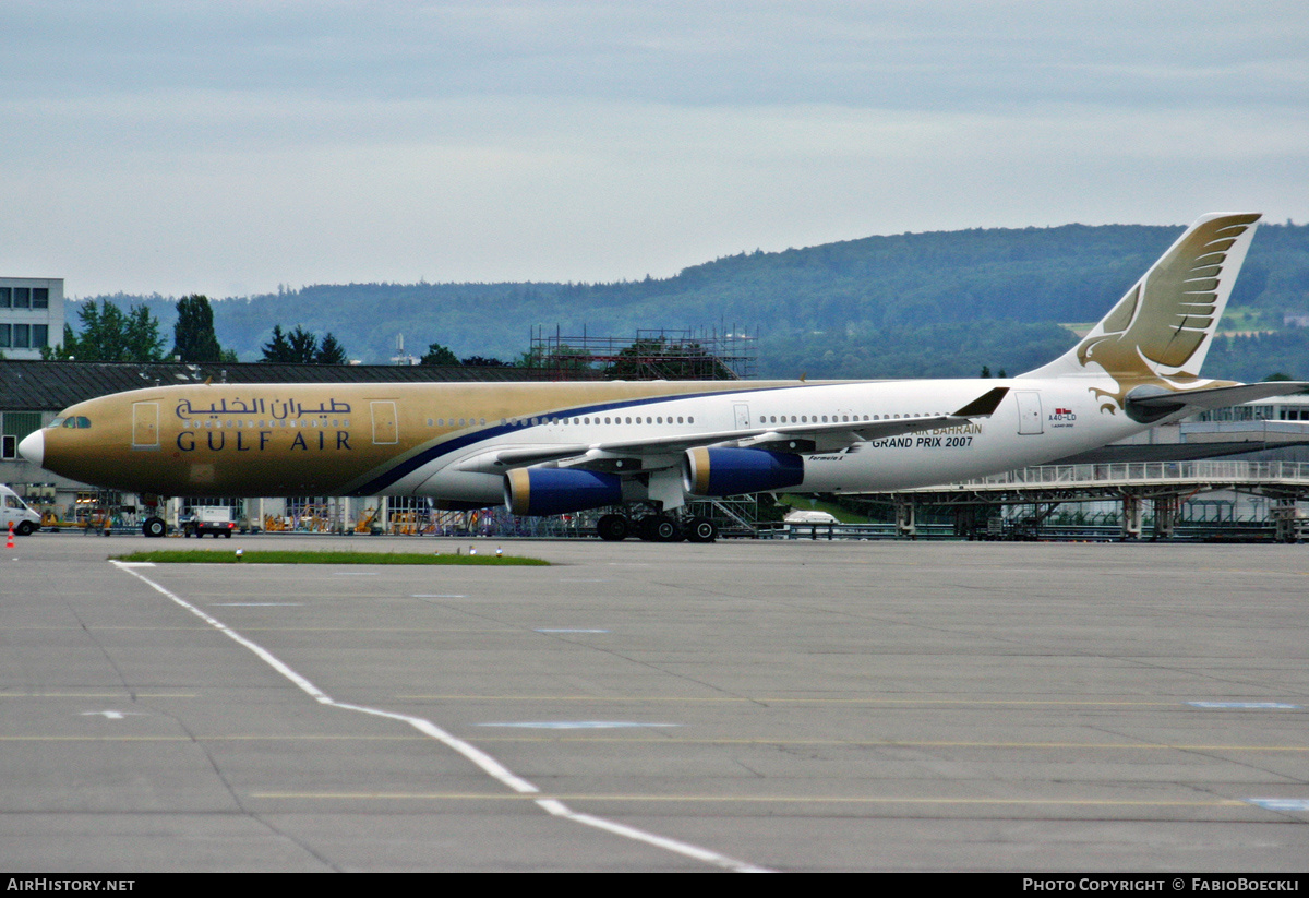 Aircraft Photo of A4O-LD | Airbus A340-312 | Gulf Air | AirHistory.net #523016