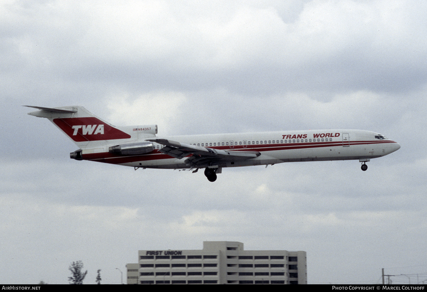 Aircraft Photo of N84357 | Boeing 727-231/Adv | Trans World Airlines - TWA | AirHistory.net #523029