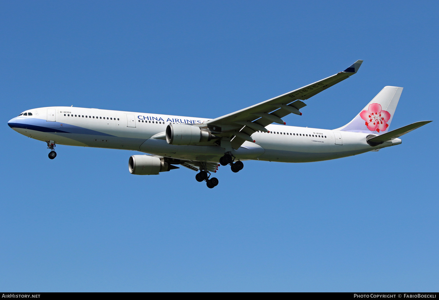 Aircraft Photo of B-18359 | Airbus A330-302 | China Airlines | AirHistory.net #523031
