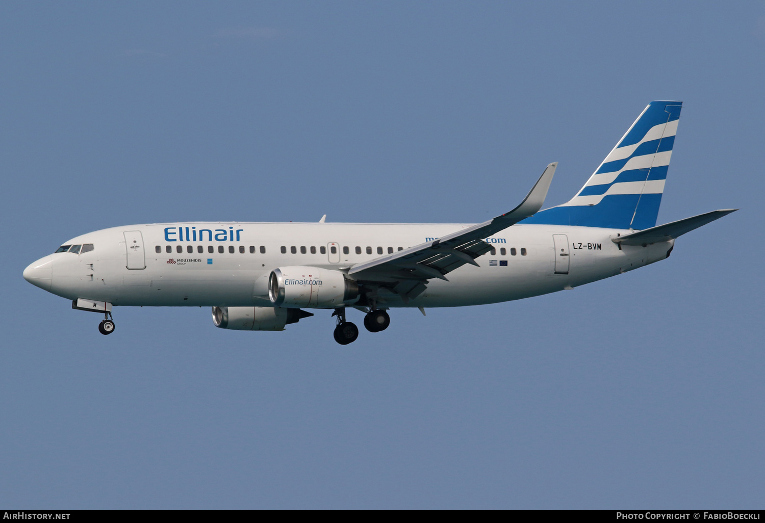 Aircraft Photo of LZ-BVM | Boeing 737-31S | Ellinair | AirHistory.net #523093