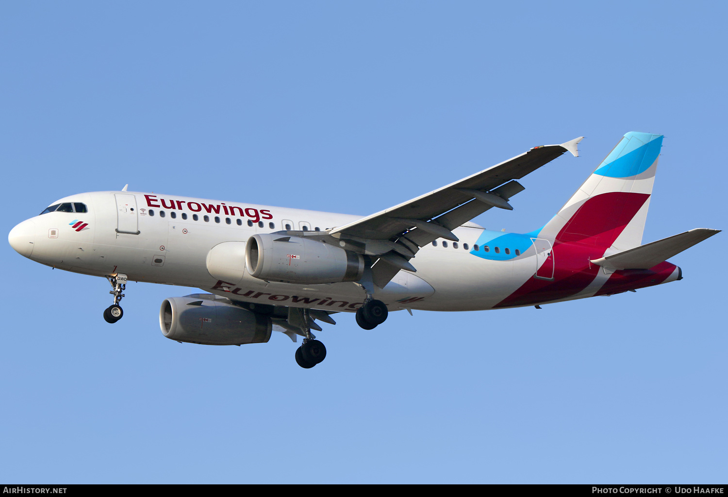 Aircraft Photo of D-AGWD | Airbus A319-132 | Eurowings | AirHistory.net #523095
