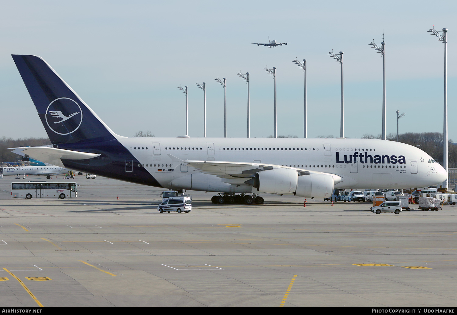 Aircraft Photo of D-AIMD | Airbus A380-841 | Lufthansa | AirHistory.net #523098