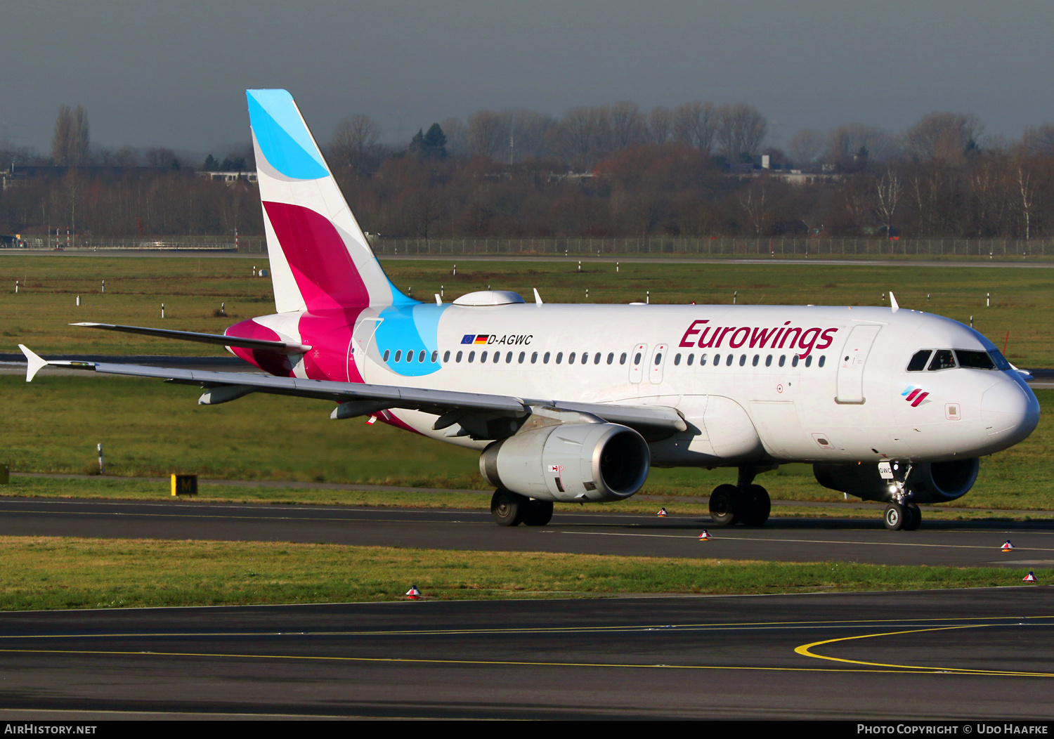 Aircraft Photo of D-AGWC | Airbus A319-132 | Eurowings | AirHistory.net #523100