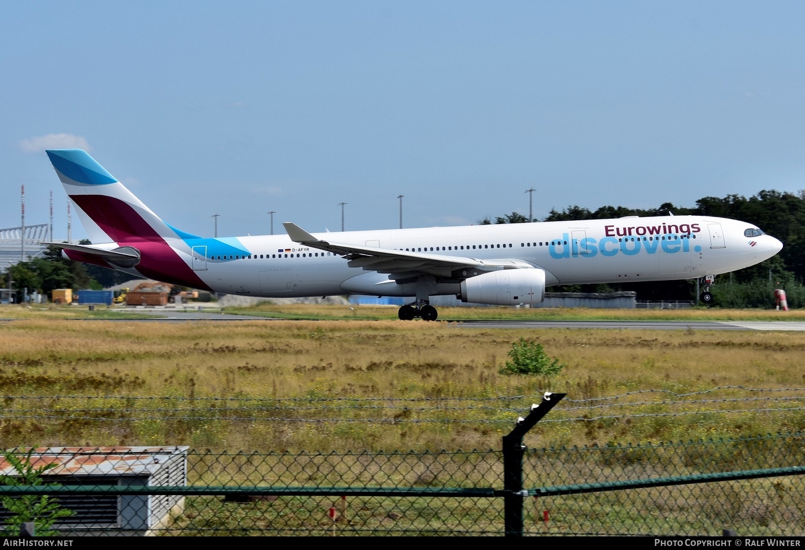 Aircraft Photo of D-AFYR | Airbus A330-343 | Eurowings Discover | AirHistory.net #523112