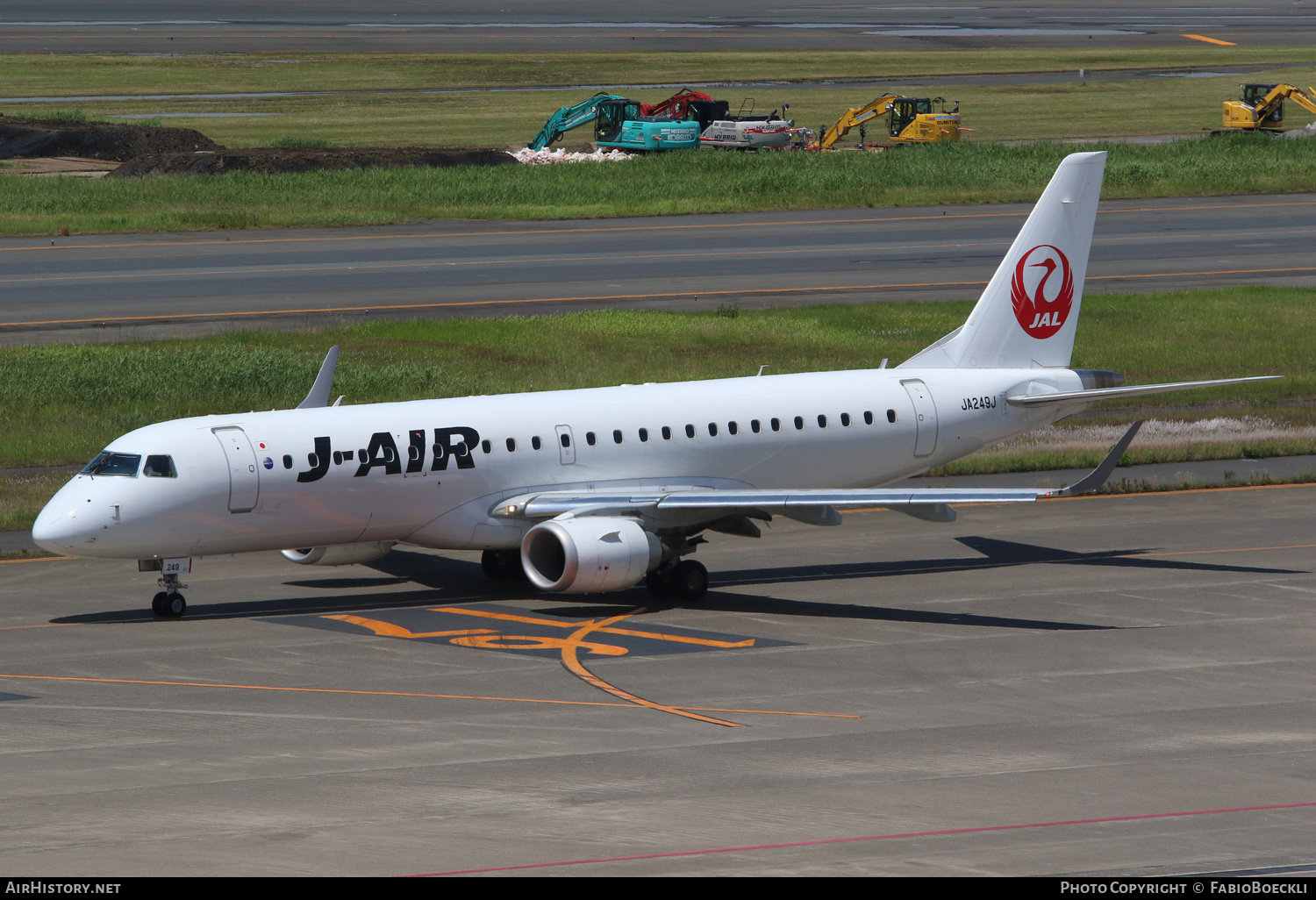 Aircraft Photo of JA249J | Embraer 190STD (ERJ-190-100STD) | J-Air | AirHistory.net #523116