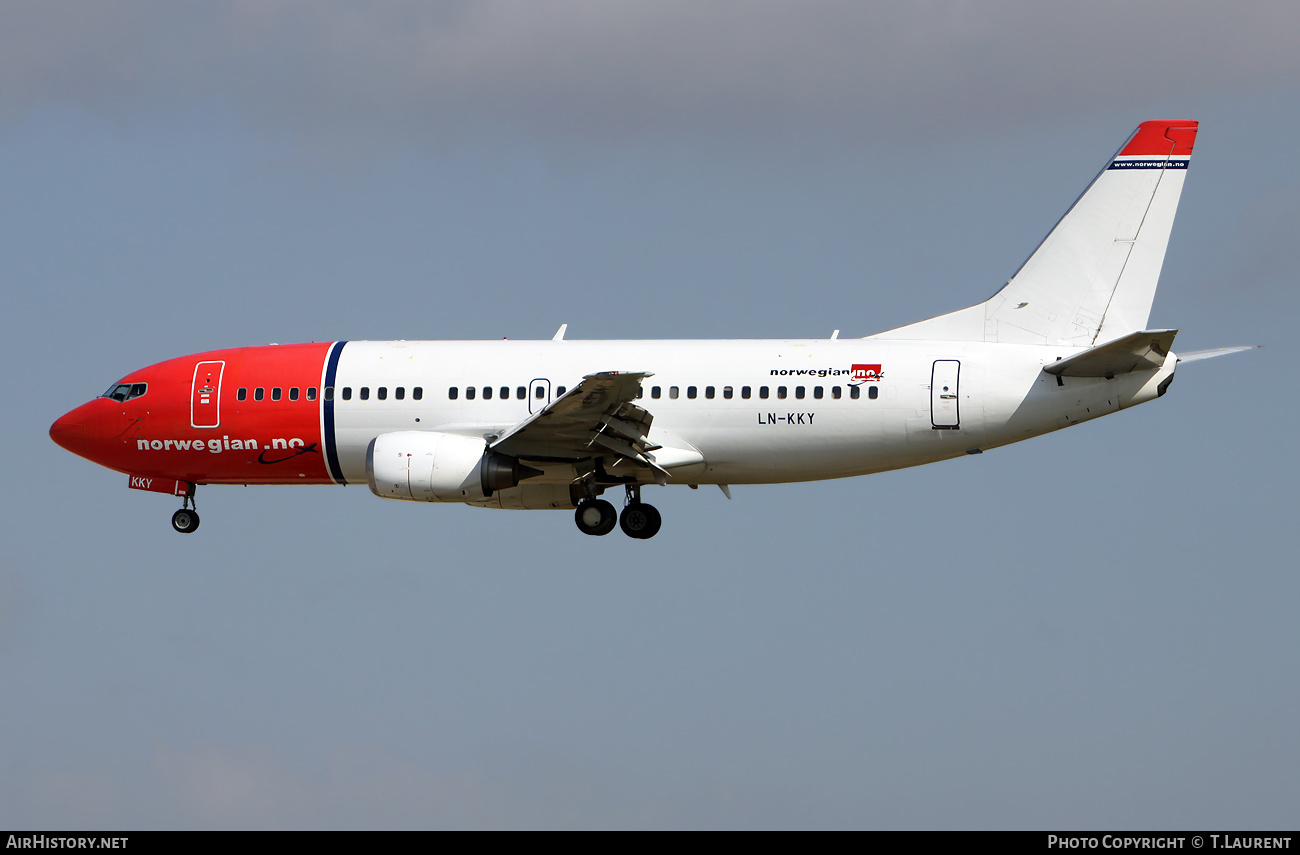 Aircraft Photo of LN-KKY | Boeing 737-3S3 | Norwegian | AirHistory.net #523131