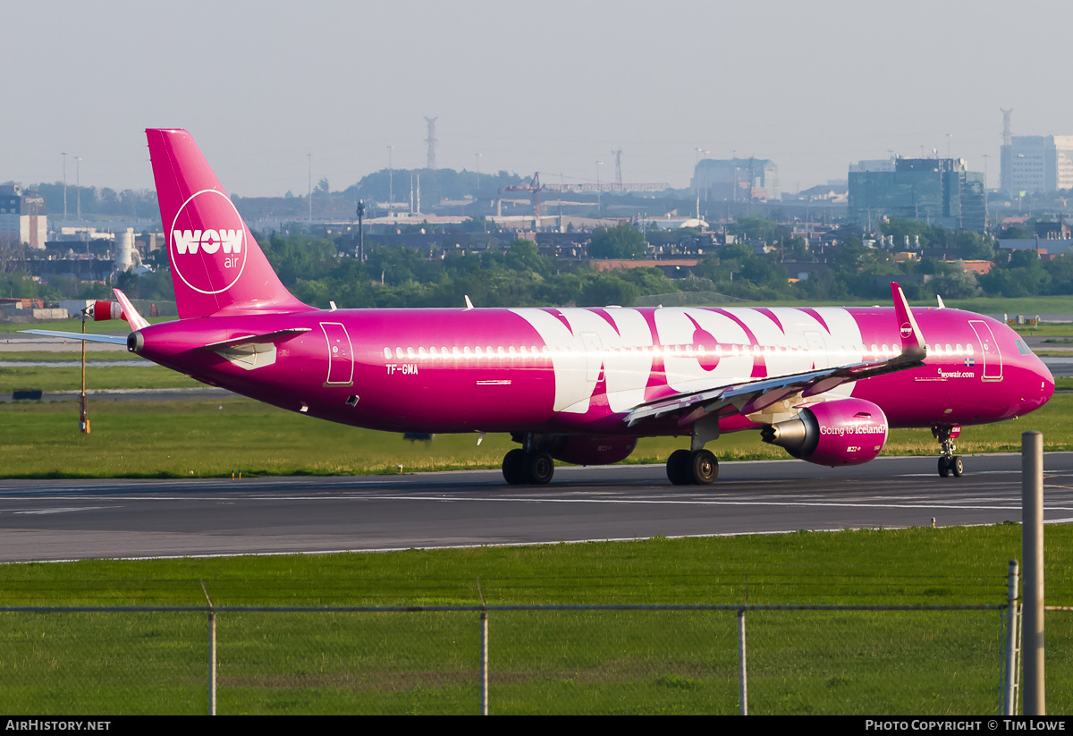 Aircraft Photo of TF-GMA | Airbus A321-211 | WOW Air | AirHistory.net #523187