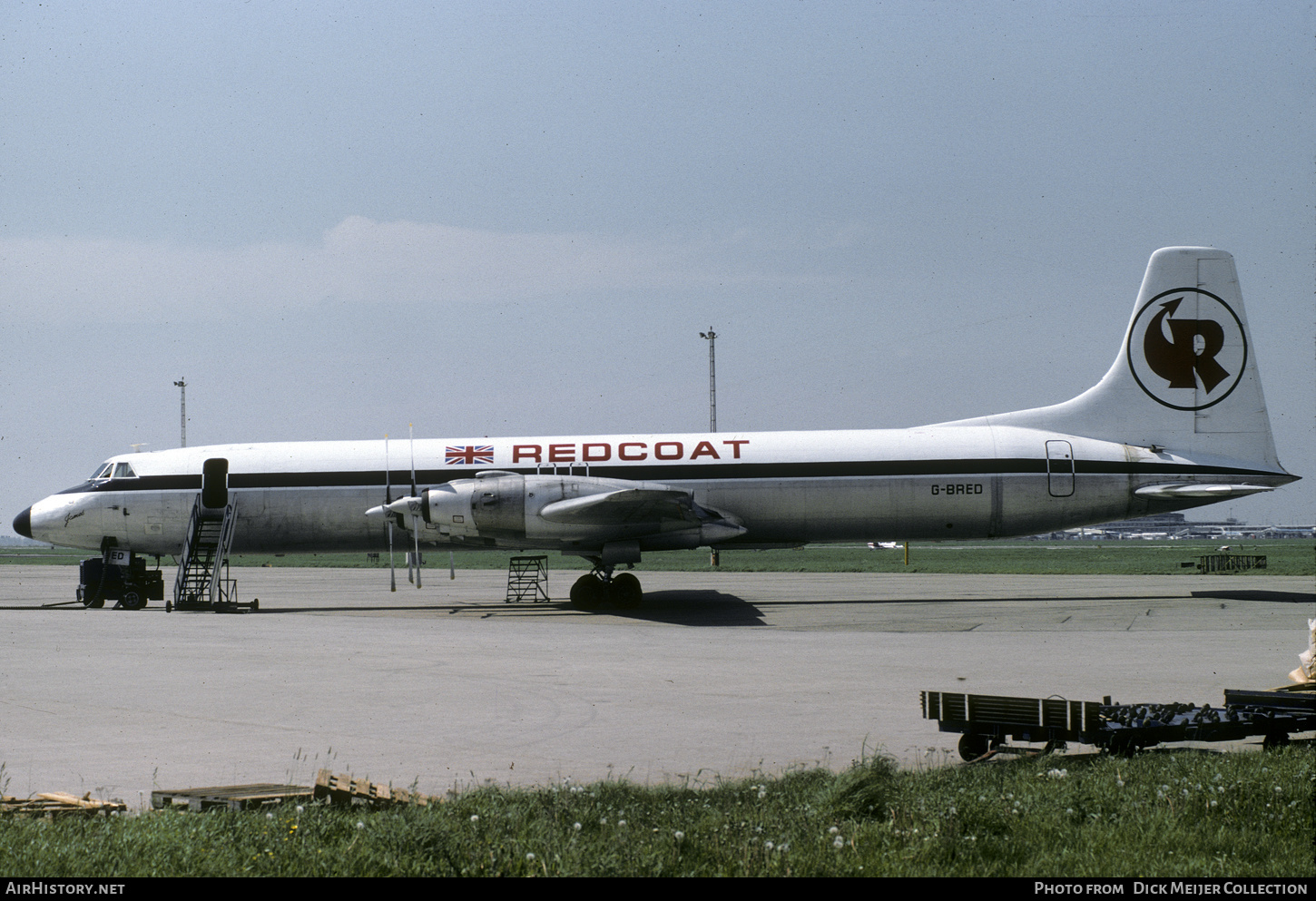 Aircraft Photo of G-BRED | Canadair CL-44D4-2 | Redcoat Air Cargo | AirHistory.net #523245