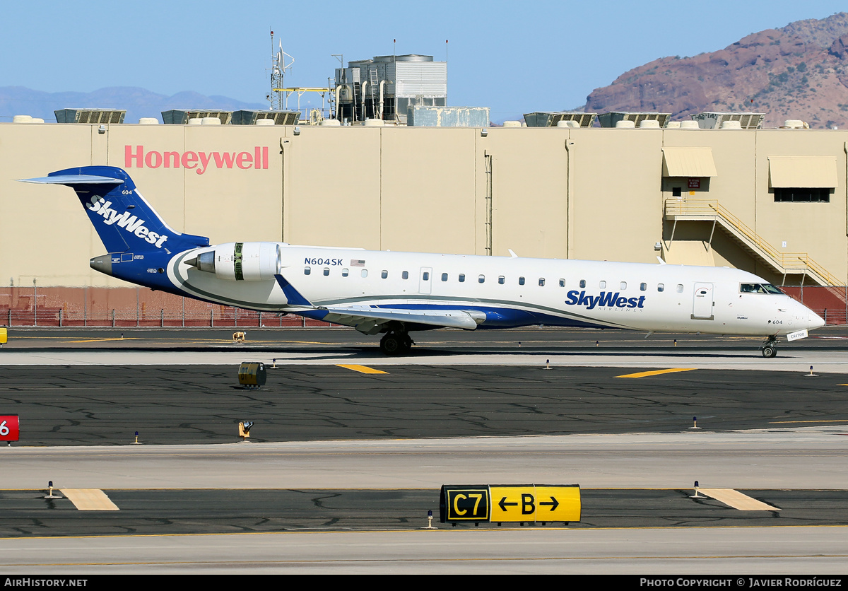 Aircraft Photo of N604SK | Bombardier CRJ-701ER (CL-600-2C10) | SkyWest Airlines | AirHistory.net #523284