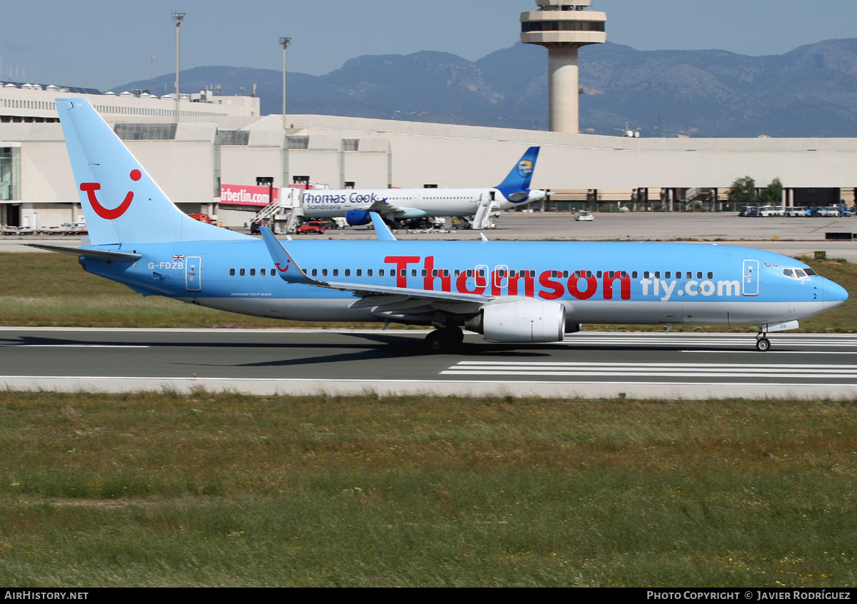 Aircraft Photo of G-FDZB | Boeing 737-8AS | Thomsonfly | AirHistory.net #523290