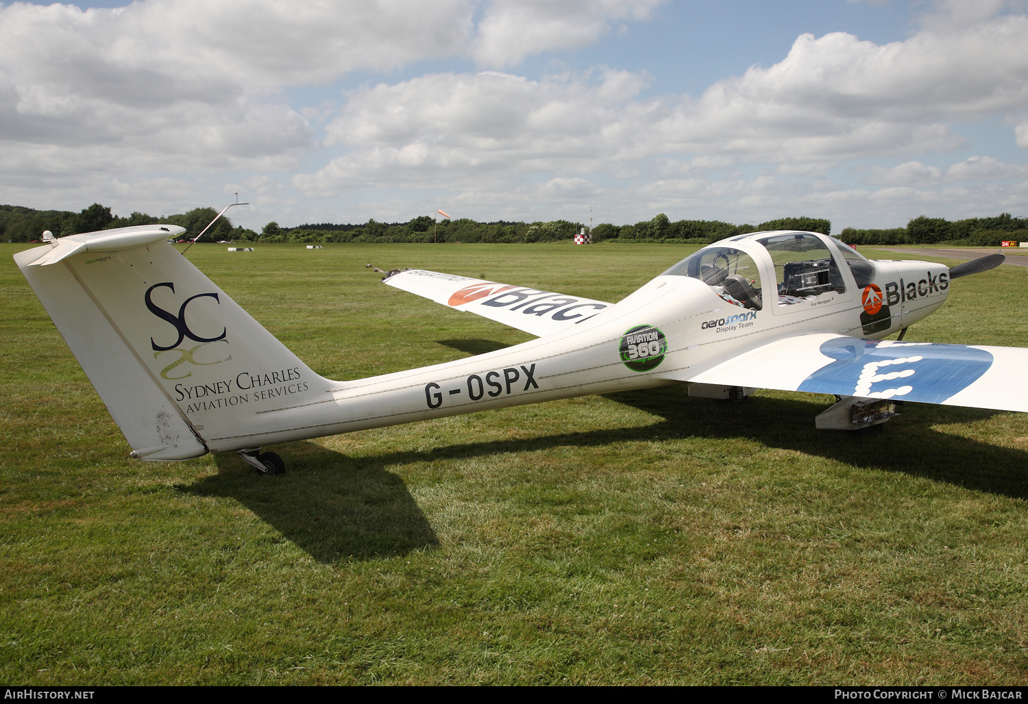 Aircraft Photo of G-OSPX | Grob G-109B | Sydney Charles Aviation Services | AirHistory.net #523296