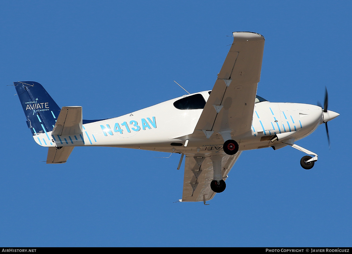 Aircraft Photo of N413AV | Cirrus SR-20 G6 | United Aviate Academy | AirHistory.net #523304