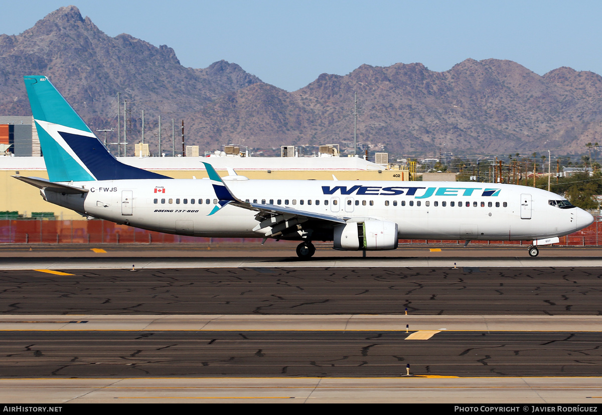 Aircraft Photo of C-FWJS | Boeing 737-8CT | WestJet | AirHistory.net #523319