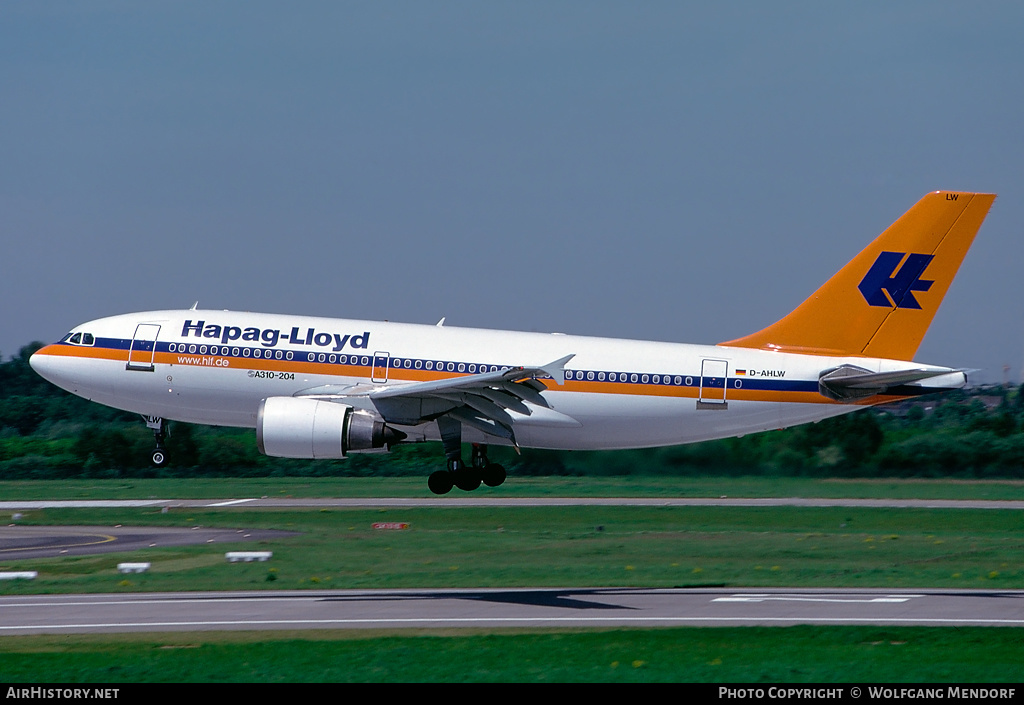 Aircraft Photo of D-AHLW | Airbus A310-204 | Hapag-Lloyd | AirHistory.net #523320