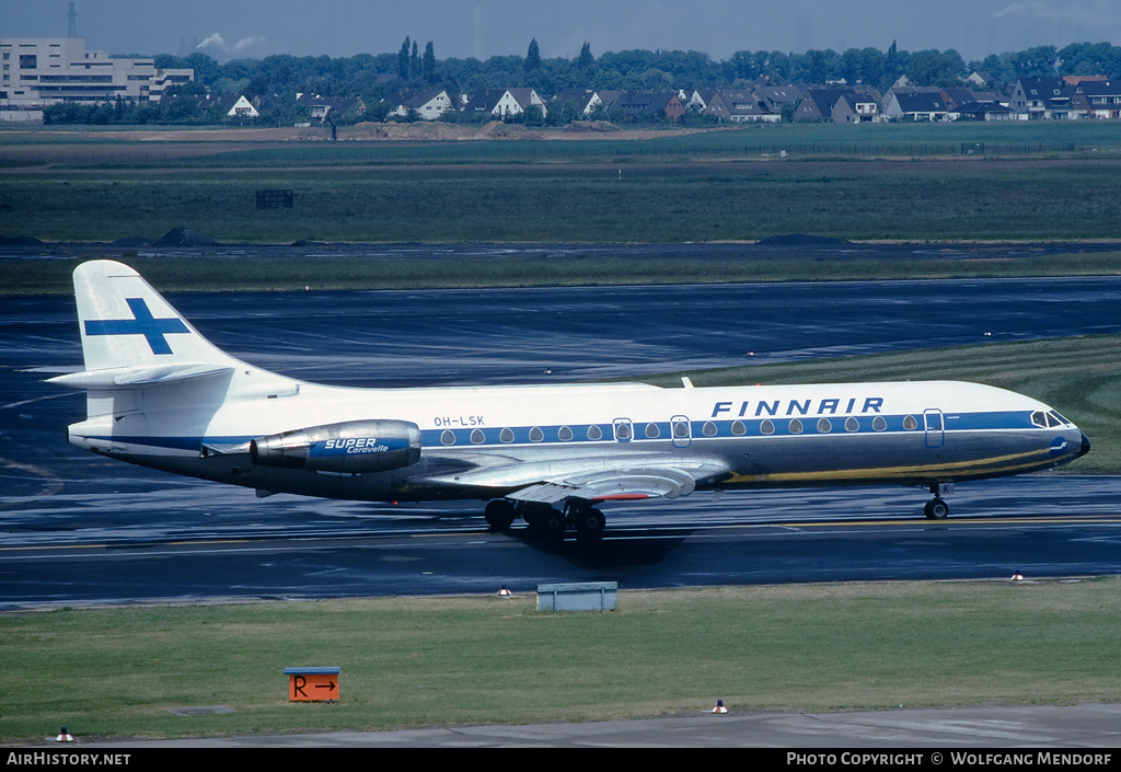 Aircraft Photo of OH-LSK | Sud SE-210 Caravelle 10B3 Super B | Finnair | AirHistory.net #523326