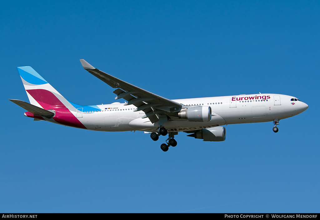 Aircraft Photo of D-AXGG | Airbus A330-203 | Eurowings | AirHistory.net #523338