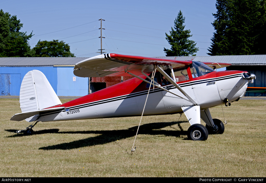 Aircraft Photo of N72005 | Luscombe 8A | AirHistory.net #523340