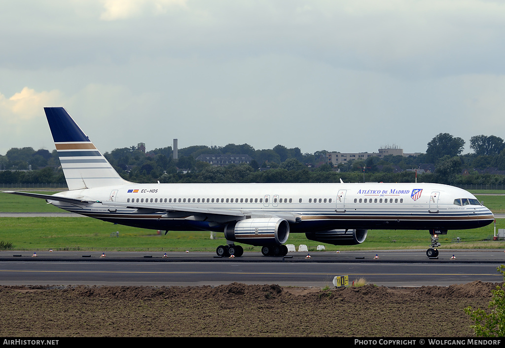 Aircraft Photo of EC-HDS | Boeing 757-256 | Privilege Style | AirHistory.net #523347