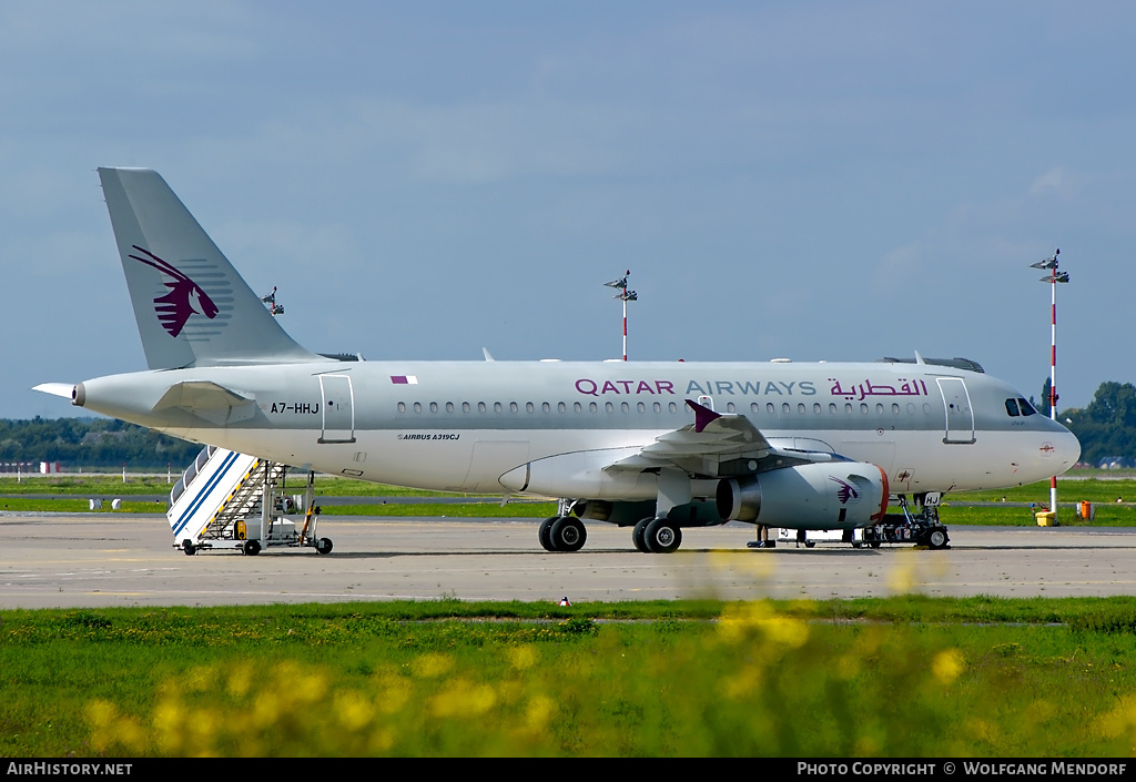 Aircraft Photo of A7-HHJ | Airbus ACJ319 (A319-133/CJ) | Qatar Airways | AirHistory.net #523351