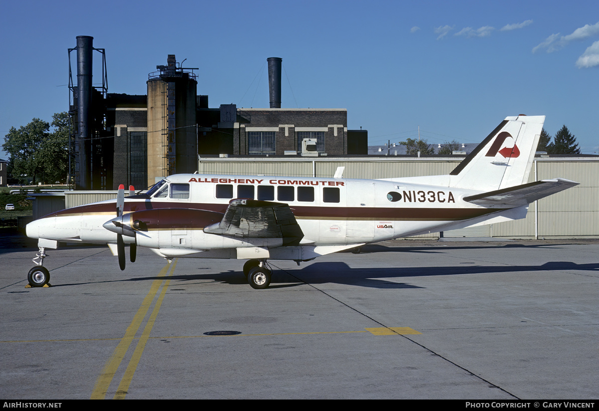 Aircraft Photo of N133CA | Beech 99 | Allegheny Commuter | AirHistory.net #523354