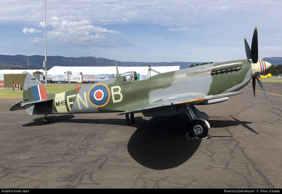 Aircraft Photo of VH-IXF / MH603 | Supermarine 361 Spitfire F9 | UK - Air Force | AirHistory.net #523411