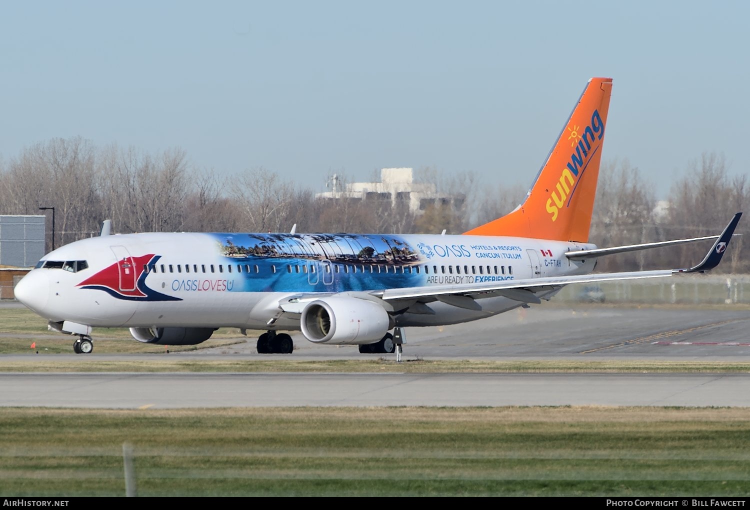 Aircraft Photo of C-FTAH | Boeing 737-8Q8 | Sunwing Airlines | AirHistory.net #523418