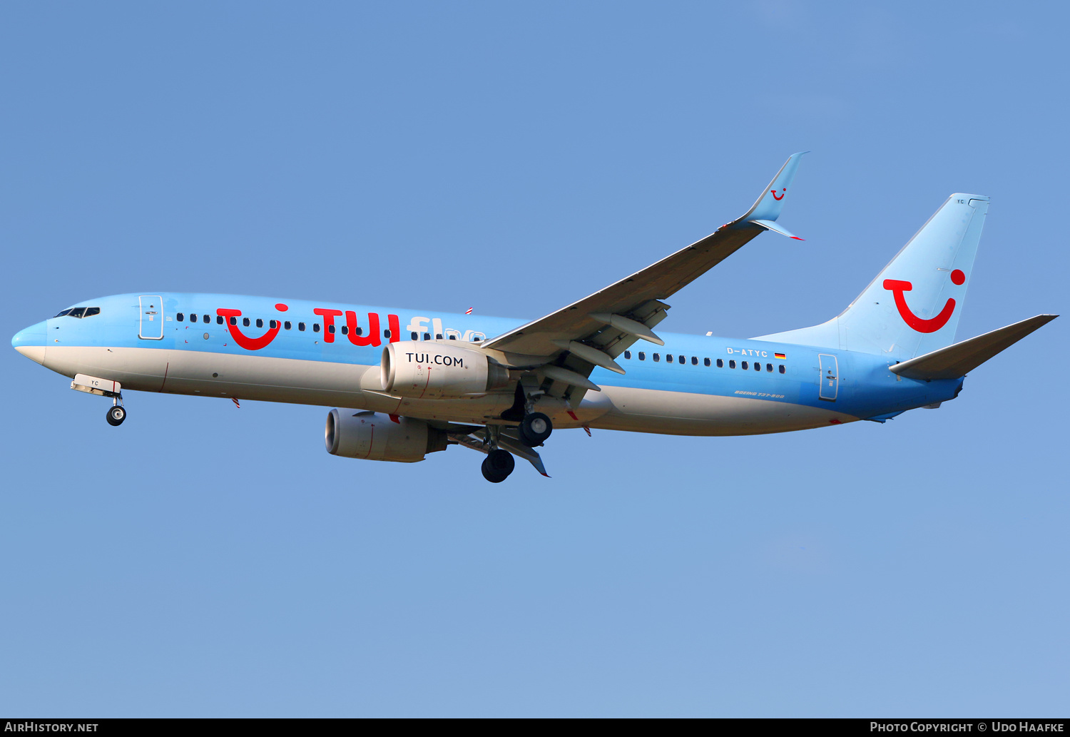 Aircraft Photo of D-ATYC | Boeing 737-8K5 | TUIfly | AirHistory.net #523436