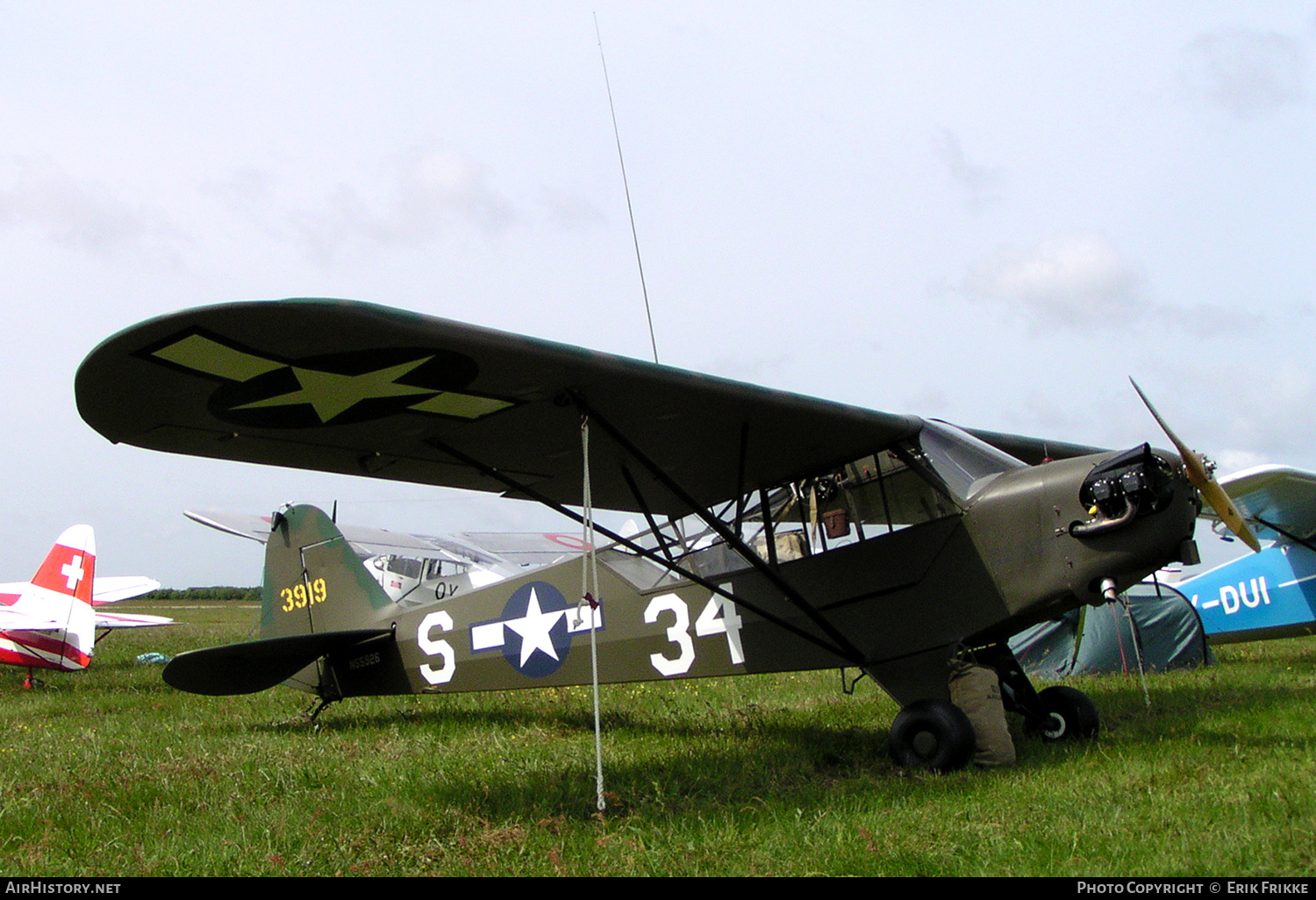 Aircraft Photo of N55926 / 3919 | Piper L-4B Cub (J-3C-65D) | USA - Army | AirHistory.net #523466