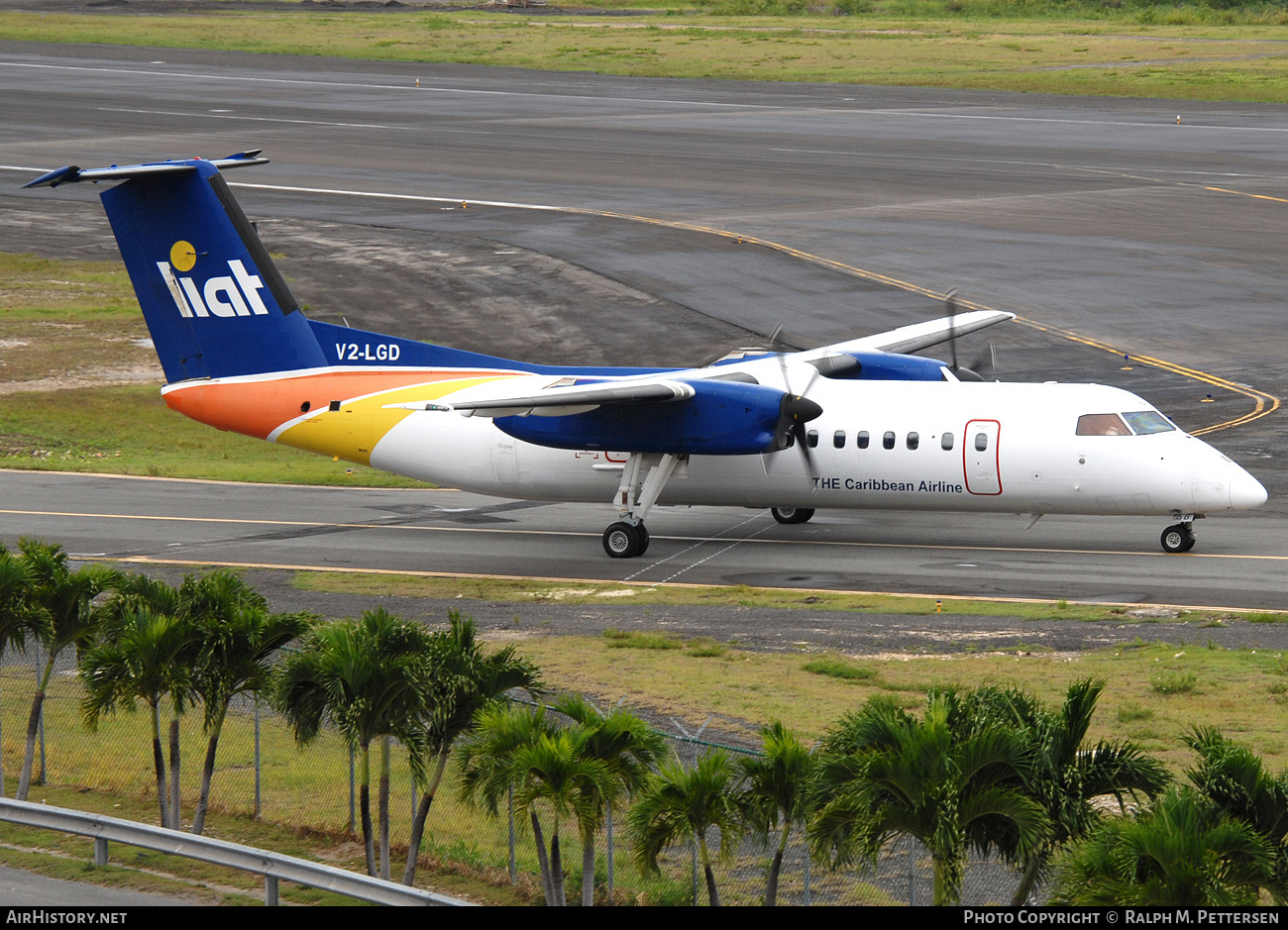 Aircraft Photo of V2-LGD | De Havilland Canada DHC-8-311 Dash 8 | LIAT - Leeward Islands Air Transport | AirHistory.net #523480